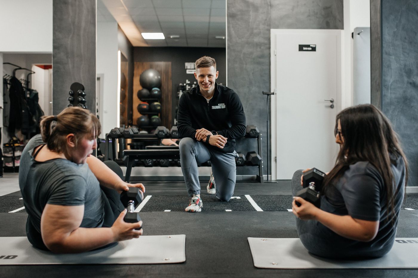 Trening w parze pod okiem trenera